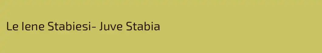 Le Iene Stabiesi- Juve Stabia